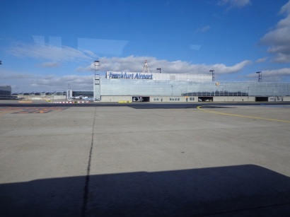 Di landasan pacu, welcome to Frankfurt Airport