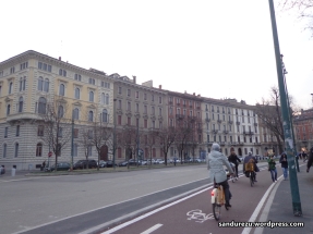 Jalur sepeda di Milan